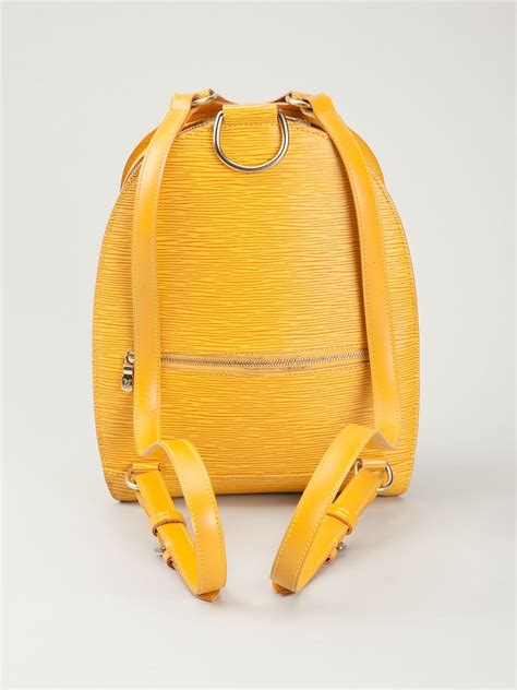 louis vuitton mabillon backpack yellow|lv small backpack.